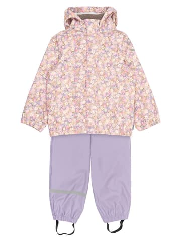 mikk-line 2tlg. Regenoutfit in Lila/ Rosa