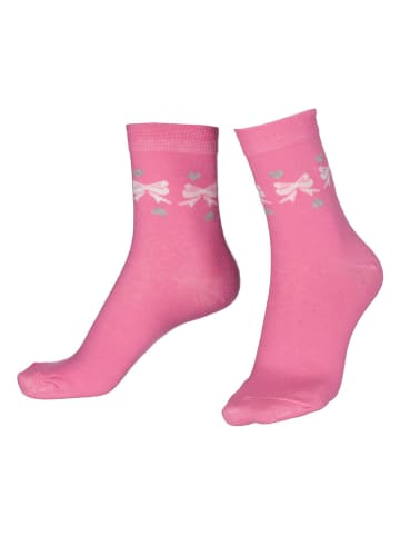 SPM Für Mädchen 5er-Set: Socken in Rosa/ Grau