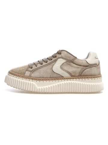 Voile Blanche Leder-Sneakers in Beige
