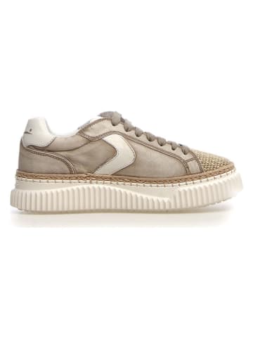 Voile Blanche Leder-Sneakers in Beige
