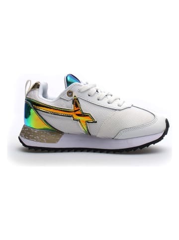 W6YZ Leder-Sneakers in Weiß