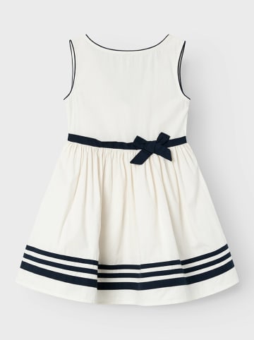name it 2-delige outfit donkerblauw/wit