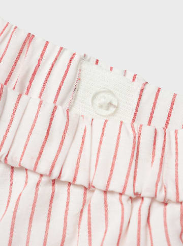 name it Shorts in Weiß/ Rot