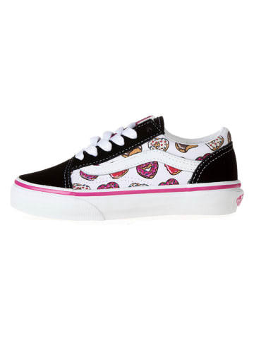 Vans Leder-Sneakers in Schwarz/ Bunt