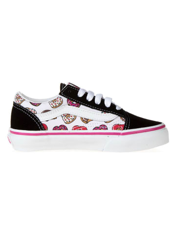 Vans Leder-Sneakers in Schwarz/ Bunt