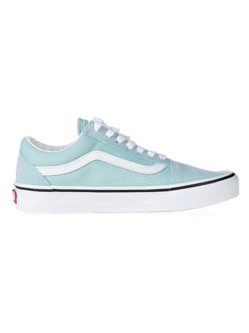 Vans Leder-Sneakers in Hellblau