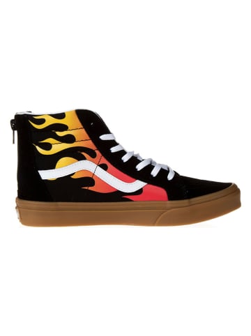 Vans Leder-Sneakers in Schwarz