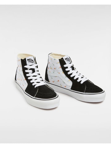 Vans Leder-Sneakers in Schwarz/ Weiß