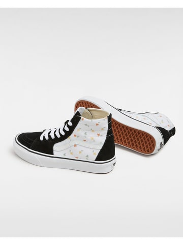 Vans Leder-Sneakers in Schwarz/ Weiß