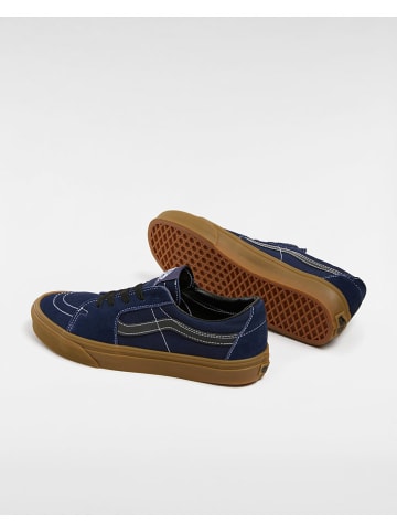 Vans Skórzane sneakersy w kolorze granatowym