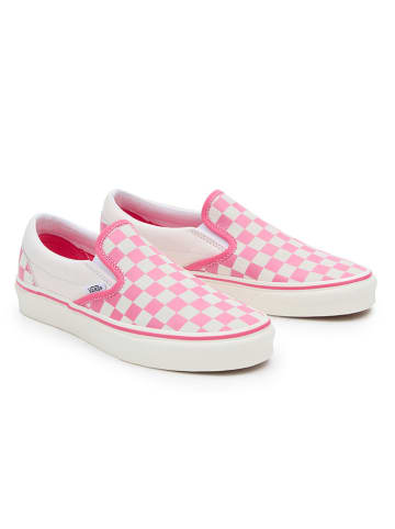 Vans Slippersy w kolorze różowo-białym