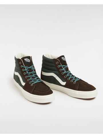 Vans Leder-Sneakers in Braun/ Khaki