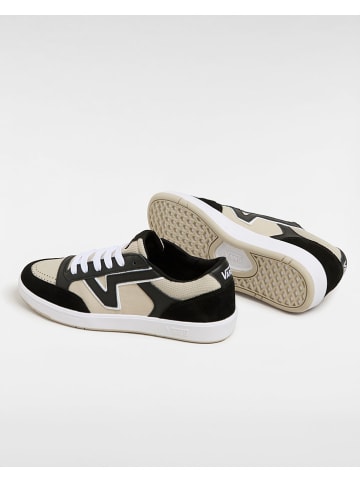 Vans Skórzane sneakersy w kolorze czarno-beżowym