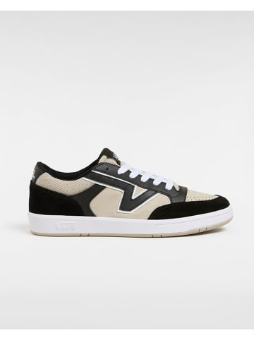 Vans Skórzane sneakersy w kolorze czarno-beżowym