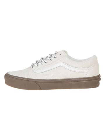Vans Skórzane sneakersy w kolorze beżowym