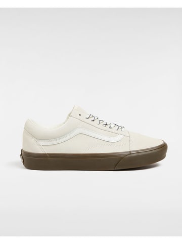 Vans Leder-Sneakers in Creme