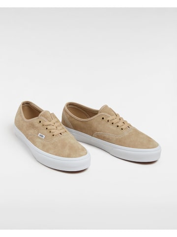 Vans Skórzane sneakersy w kolorze beżowym