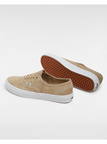 Vans Skórzane sneakersy w kolorze beżowym