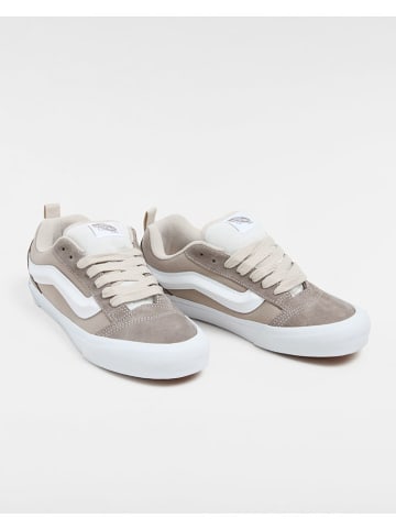 Vans Leder-Sneakers in Taupe