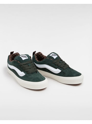 Vans Leren sneakers donkergroen