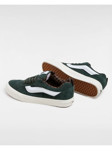 Vans Leder-Sneakers in Dunkelgrün