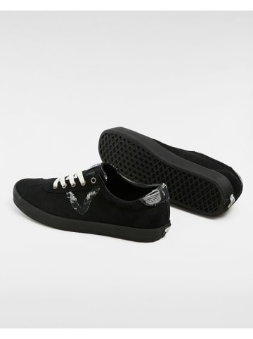 Vans Leder-Sneakers in Schwarz
