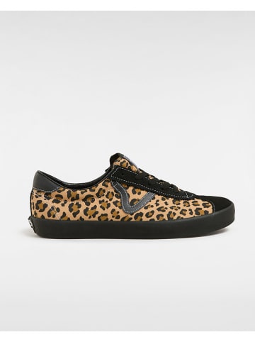Vans Leren sneakers zwart/beige