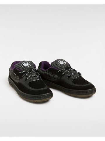 Vans Leder-Sneakers in Schwarz