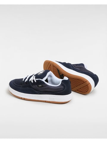 Vans Skórzane sneakersy w kolorze granatowym