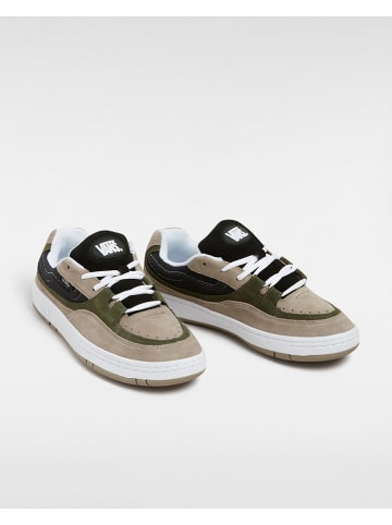Vans Skórzane sneakersy w kolorze beżowo-oliwkowym