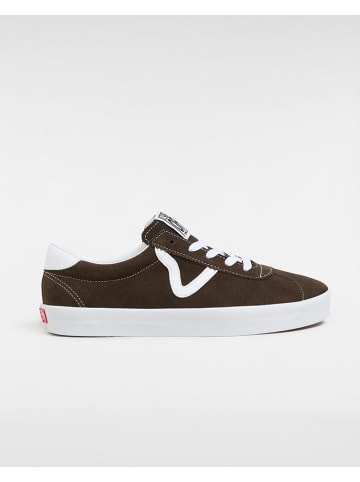 Vans Skórzane sneakersy w kolorze brązowym