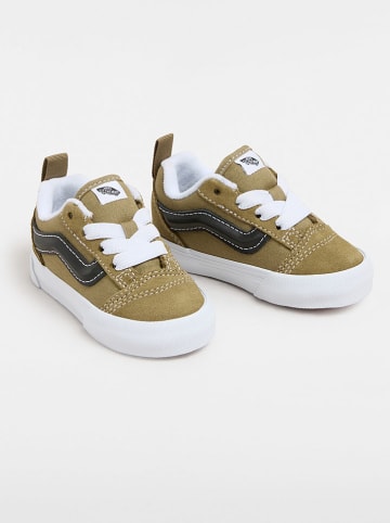 Vans Skórzane sneakersy w kolorze khaki
