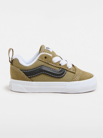 Vans Leder-Sneakers in Khaki