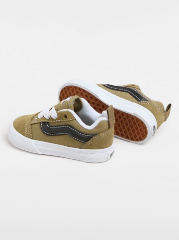 Vans Leder-Sneakers in Khaki
