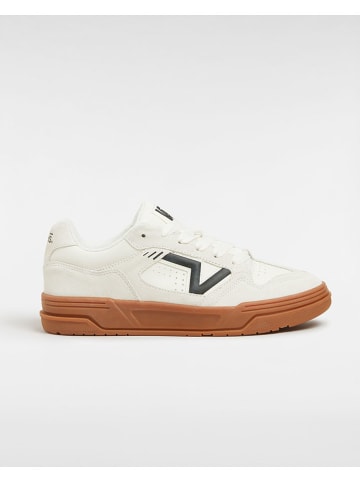 Vans Leder-Sneakers in Creme