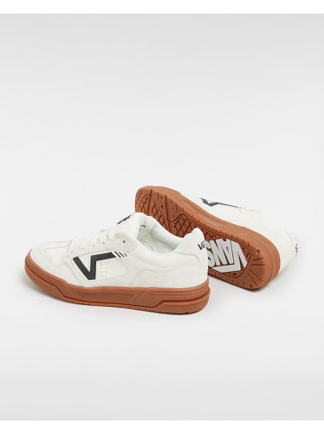 Vans Skórzane sneakersy w kolorze kremowym