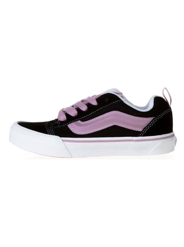 Vans Leder-Sneakers in Schwarz/ Rosa