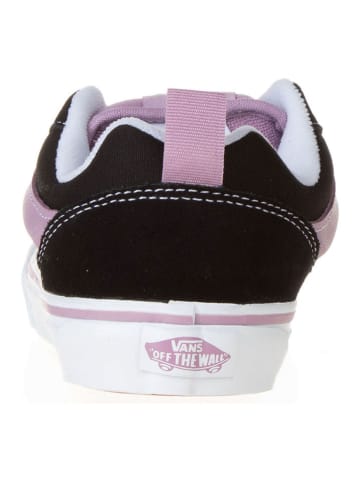 Vans Leder-Sneakers in Schwarz/ Rosa