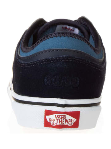 Vans Leder-Sneakers in Schwarz/ Blau