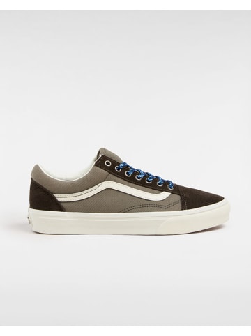 Vans Leder-Sneakers in Braun/ Grau