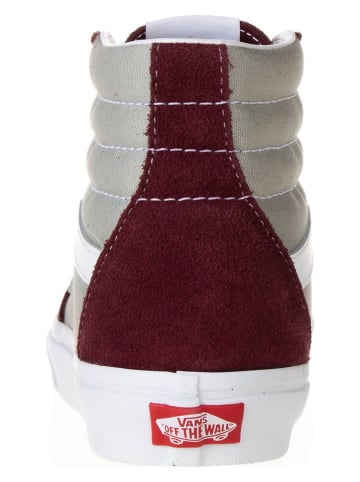 Vans Leren sneakers bordeaux/grijs