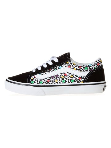 Vans Leder-Sneakers in Schwarz/ Bunt