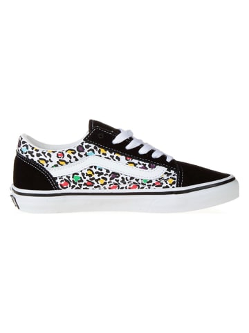 Vans Leder-Sneakers in Schwarz/ Bunt
