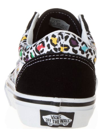 Vans Leder-Sneakers in Schwarz/ Bunt