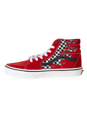 Vans Skórzane sneakersy w kolorze czerwonym