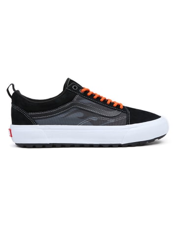 Vans Leder-Sneakers in Schwarz/ Dunkelblau
