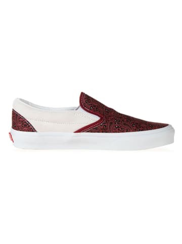 Vans Slippersy w kolorze bordowo-kremowym