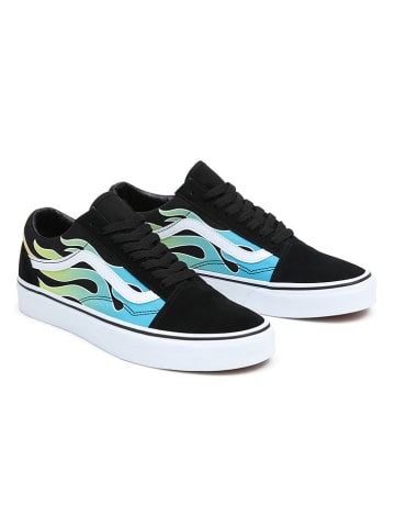 Vans Leder-Sneakers in Schwarz