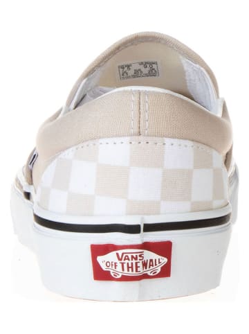 Vans Slipper in Beige/ Weiß