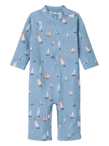 name it Bade-Overall in Hellblau